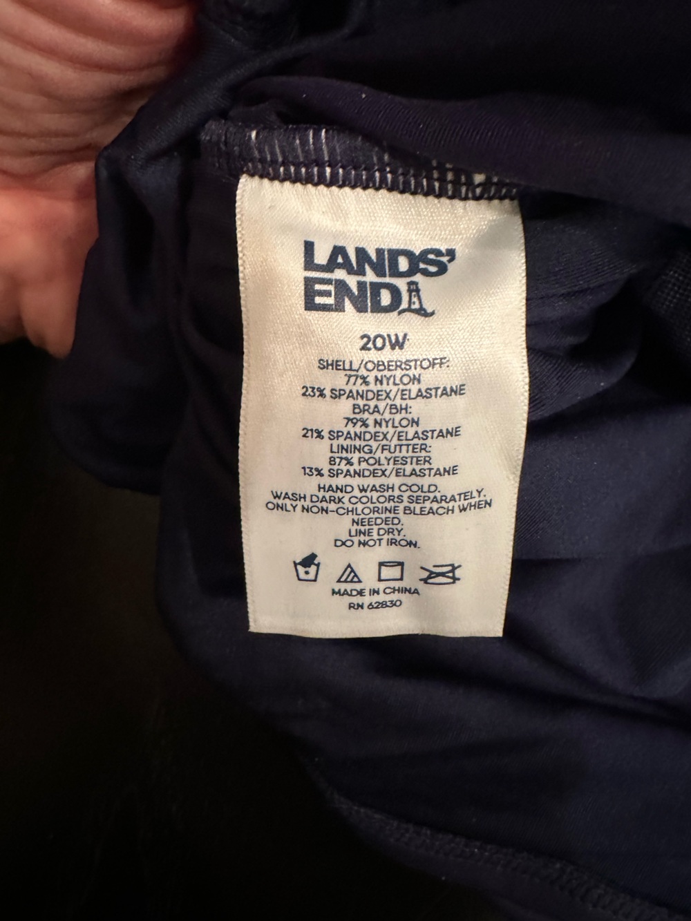 Lands' End Swim Top - Picture 3 of 5